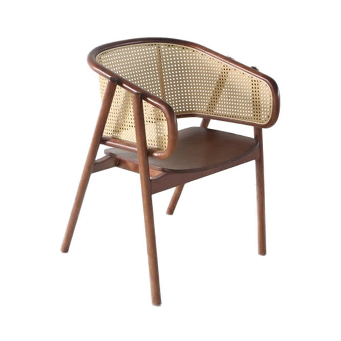 Vintage rattan round chair