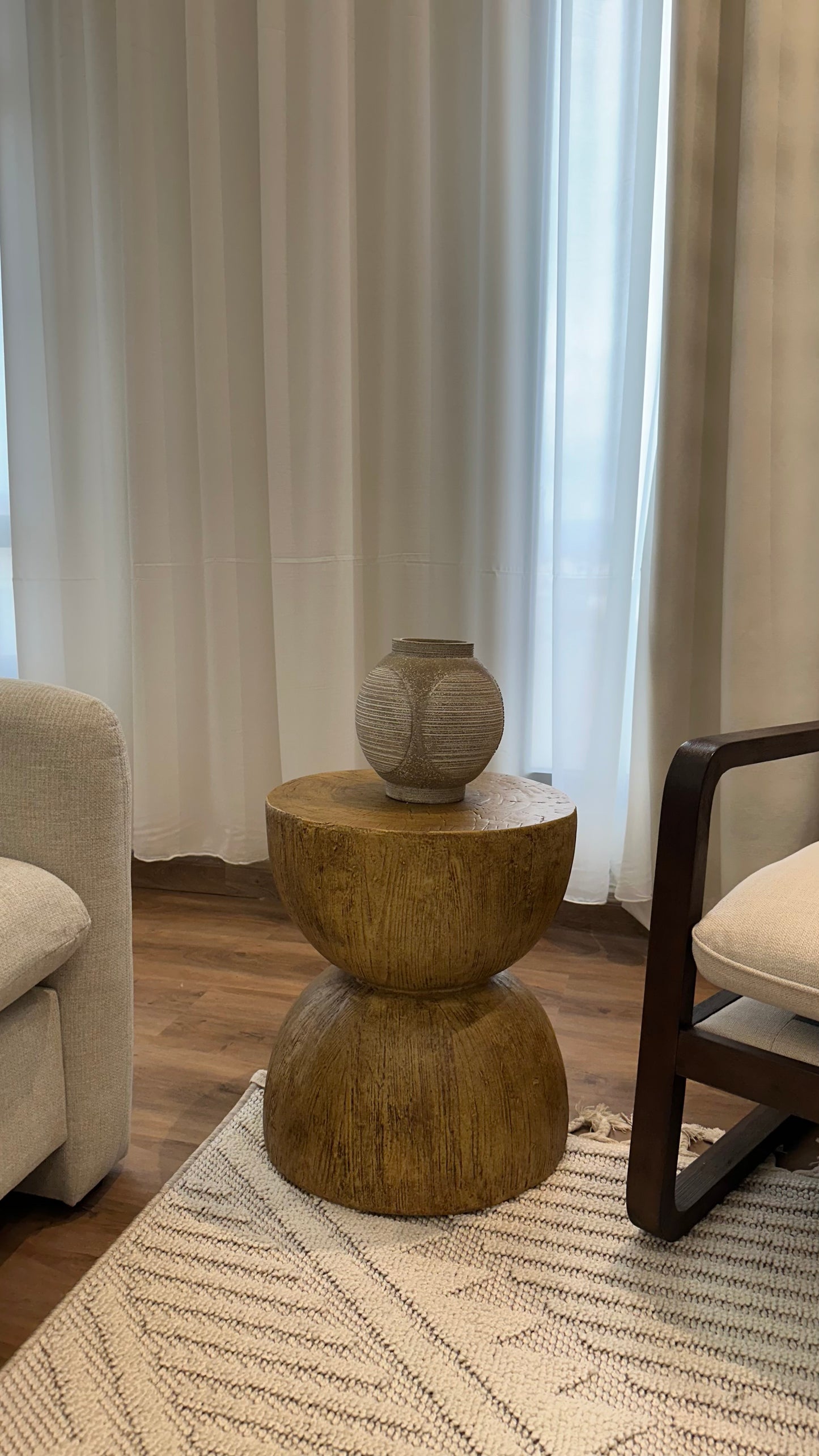 Wood texture coffee table