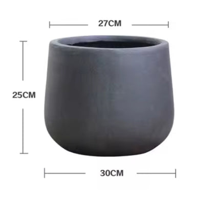 Fiberglass plant pot