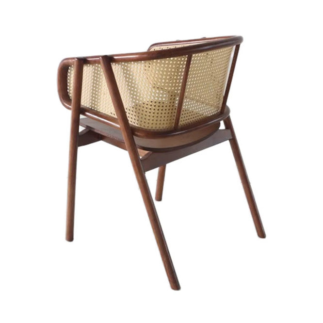 Vintage rattan round chair