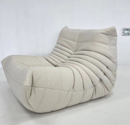 Lazy sponge velvet chair