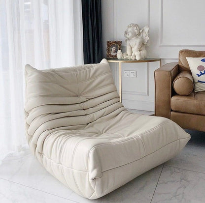 Lazy sponge velvet chair